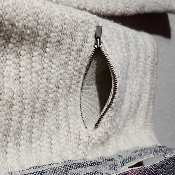 Banana Republic Cardigan Sweater Size XS  Wool Tan Cream - Picture 6 of 15